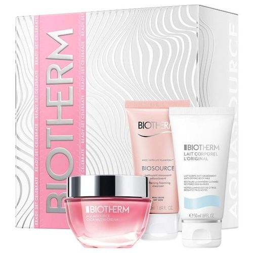 Biotherm Gesichtspflege AquasourceAquasource Cica Nutri Set Aquasource Cica Nutri Cream 50 ml + Biosource Softening Foaming Cleanser 50 ml + Lait Corporel 50 ml 1 Stk. (31,95 € / 1 Stk.)