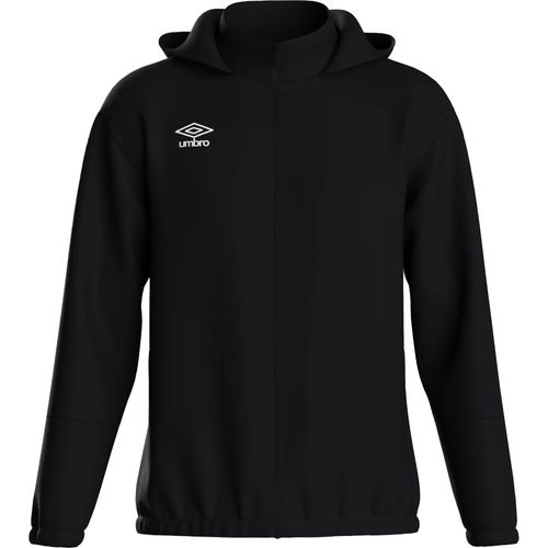 Umbro - "Total" Jacke, wasserfest für Herren - Training UO1865 (L) (Schwarz/Weiß)