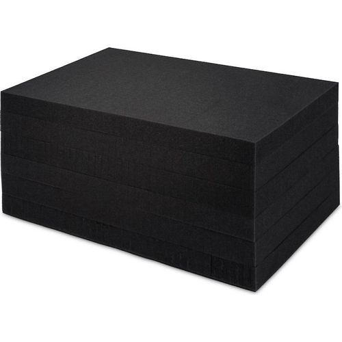 Einlage-Set für NextGen Euroboxen | Rasterschaumstoff (Stanzung 1,5x1,5cm) + Schaumstoffeinlage | HxBxT 30,5x36x56cm