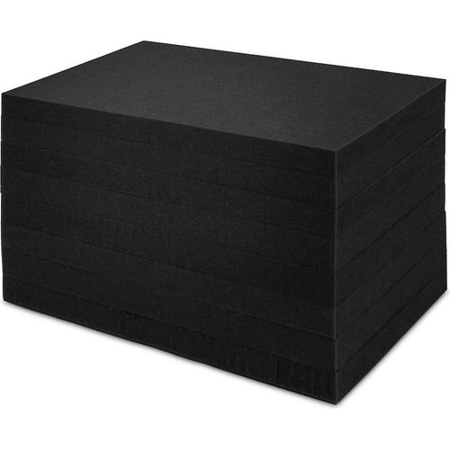 Einlage-Set für NextGen Euroboxen | Rasterschaumstoff (Stanzung 1,5x1,5cm) + Schaumstoffeinlage | HxBxT 40,5x36x56cm