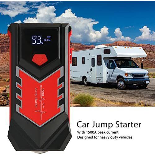 3000A -Autosprungstarter 59800mAh Fast Lad LCD -Display Kompass LED -Licht Typ C Port tragbarer wasserdicht