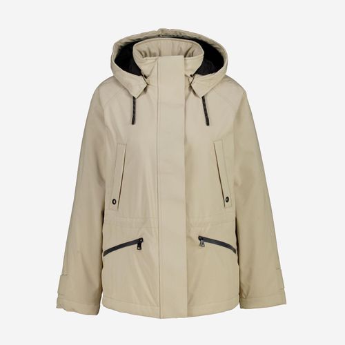 Beigefarbener Parka mit Kapuze Image