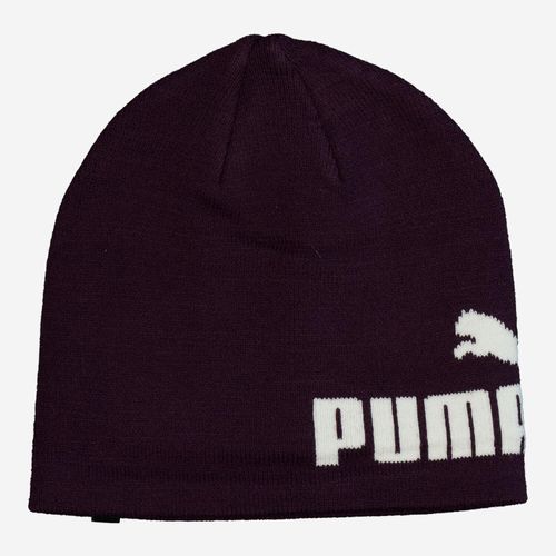 Dunkelviolette Mütze mit Logo