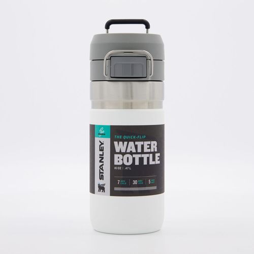 Weiße Quick-Flip Wasserflasche 470ml