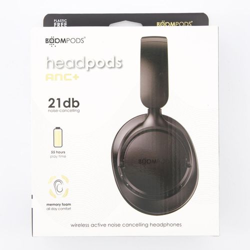 Schwarze kabellose Kopfhörer