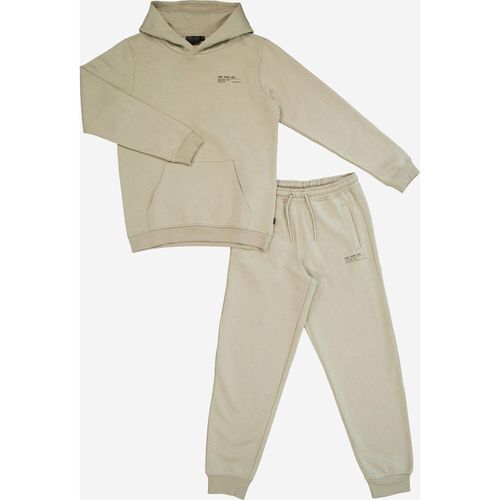 Beigefarbenes Set aus Kapuzenpullover und Jogginghose Image
