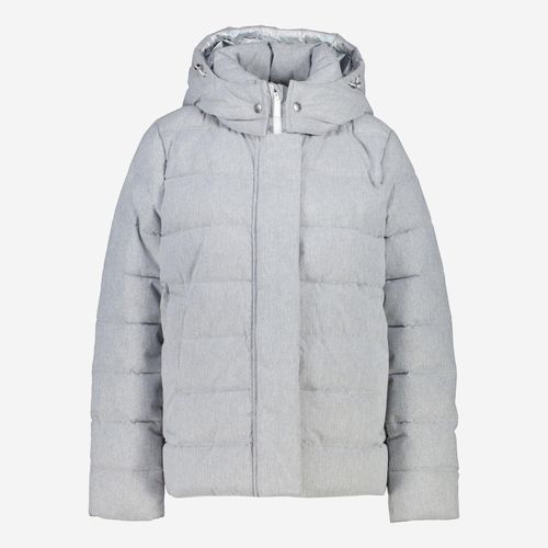 Graue Steppjacke
