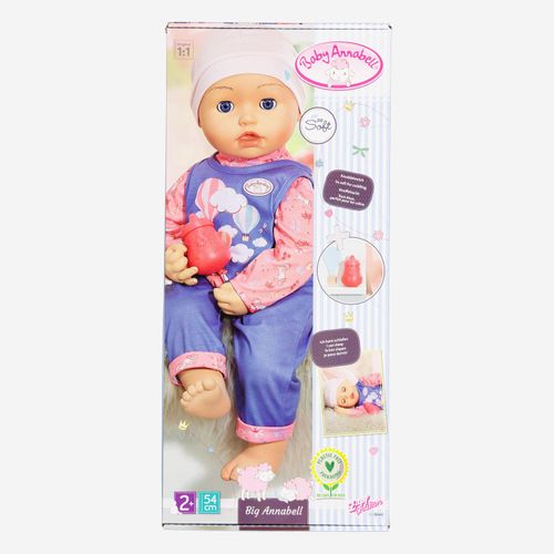 Mehrfarbige Big Annabell Puppe 54cm