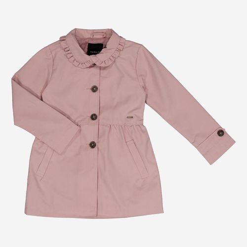 Rosafarbener Mantel mit Logo Image