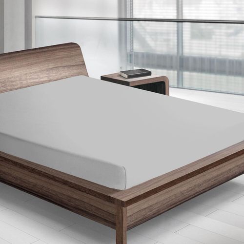 Hellgraues Bettlaken 140x200cm