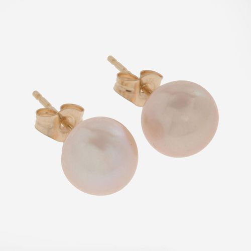 Ohrstecker aus 375er Gold mit Perle