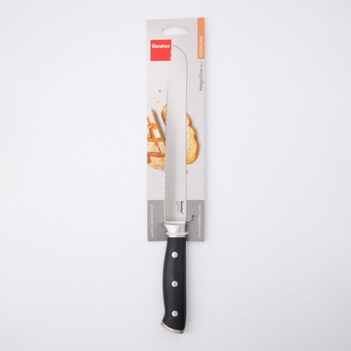 Schwarzes Brotmesser 3x34cm