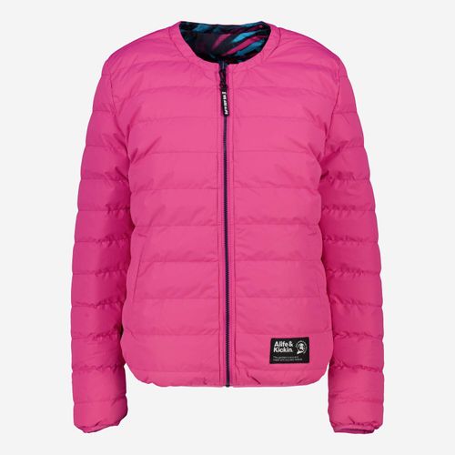Mehrfarbige Flamingo Pufferjacke