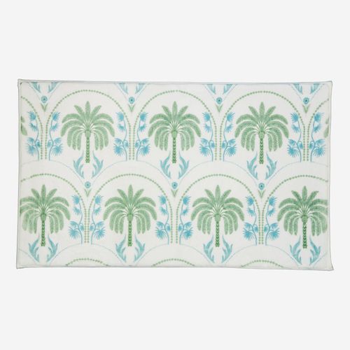 Mehrfarbige gemusterte Badematte 53x86cm