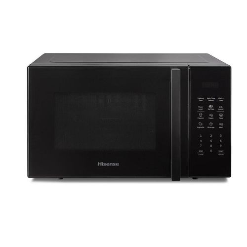 Hisense Mikrowelle, 23 l, Leistung 800 W, Grillleistung 1000 W, LED-Display mit Touch-Steuerung, Schwarz