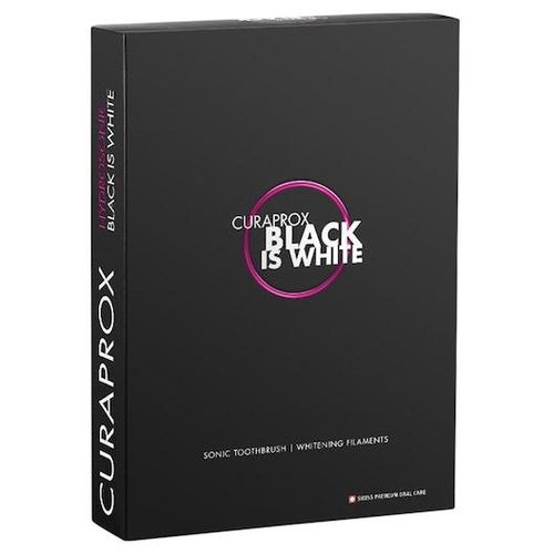 Curaprox Zahnpflege SchallzahnbuerstenSchallzahnbürste Black is White Hydrosonic 1 Stk. (179,00 € / 1 Stk.)