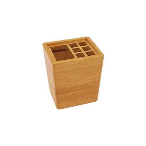 WEDO Bambus Stifthalter Bambus Braun 9 x 10,4 x 11,7 cm