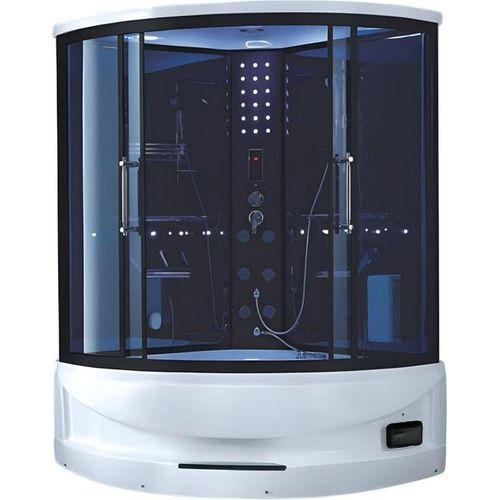 Duschkabine Glasdusche Duschabtrennung Komfortdusche Glaskabine 140x140 cm