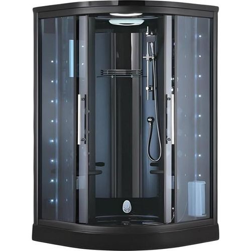 Wellness-Duschkabine Luxusdusche Multifunktionsdusche Komfort-Dusche 120x120 cm