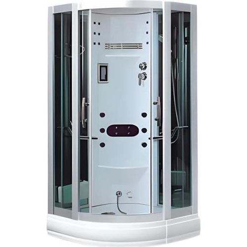 Wellness-Duschkabine Luxus Multifunktionsdusche Komfortdusche 100x100 cm