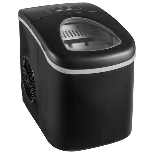 Eiswürfelmaschine , Schwarz , Kunststoff , 29.4x29x22.2 cm , Lfgb , Küchengeräte, Sonstige Küchengeräte