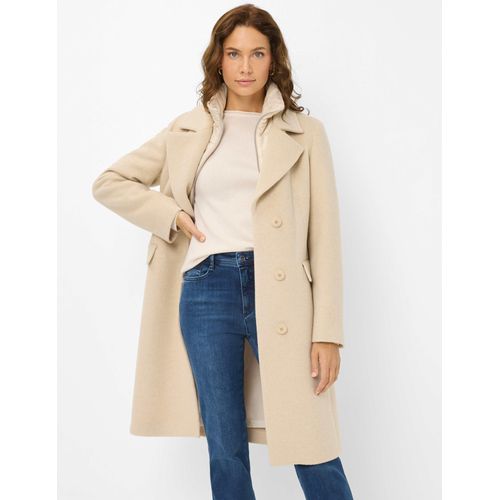 Brax Damen Kurzmantel Style MILANO canvas, hellbeige, Gr. 44 Image