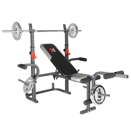 HAMMER Hantelbank Bermuda XT multifunktionale Fitness Trainings Bank ohne Gewichte