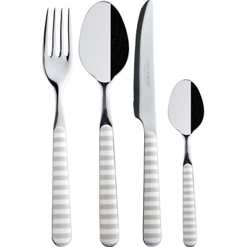 Besteck Set 24 teilig, Edelstahl, Harmony