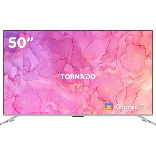 Smart-TV 50 Zoll, 4K UHD, Google TV, HDR10 Dolby Atmos, Schwarz