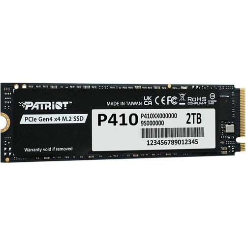 PATRIOT SSD Patriot 2TB M.2 P410 PCIe 4.0 5000/4500 (P410P2TBM28H)