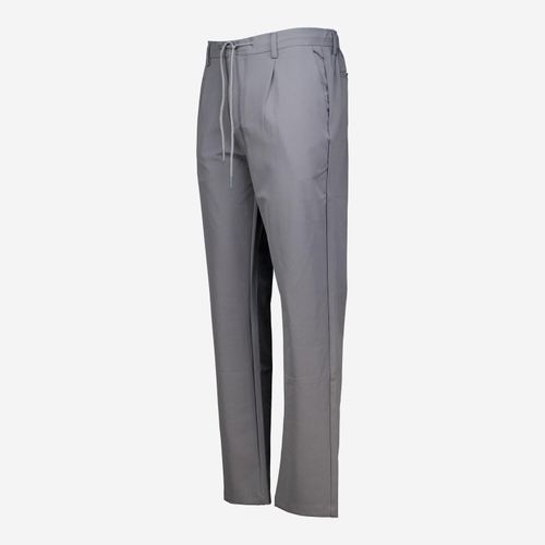 Graue Hose mit Kordelzug und Reißverschluss