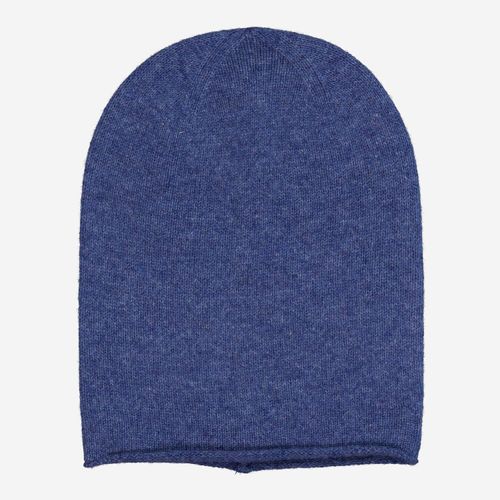 Blaue Mütze aus Kaschmir