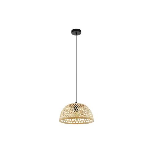 EGLO CLAVERDON PENDELLEUCHTE E27 Ø370 BAMBUS