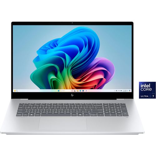 HP Notebook "OmniBook 7 17-dc0079ng", silber (glacier silber), 16 GB RAM 1.000 GB SSD, Ultra 7, Windows 11 Home, Notebooks