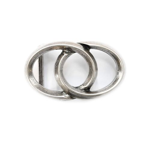 Gürtelschnalle, Damen, silber, Obermaterial: 100% Metall, RETTUNGSRING BY SHOWROOM 019, Gürtel