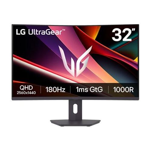 LG UltraGear™ Curved 32 ″ QHD GamingMonitor mit 180 Hz und 1 ms GtG 32G600AB