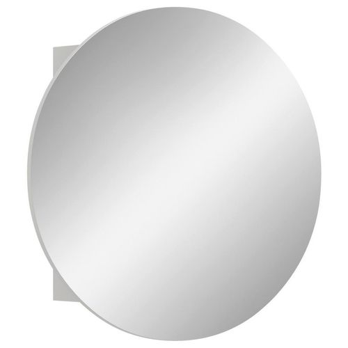 Mid.you Spiegelschrank , Weiß , Holzwerkstoff , 2 Fächer , 70x70x18 cm , FSC MIX , Soft-Close-System , Badezimmer, Badezimmerspiegel, Spiegelschränke