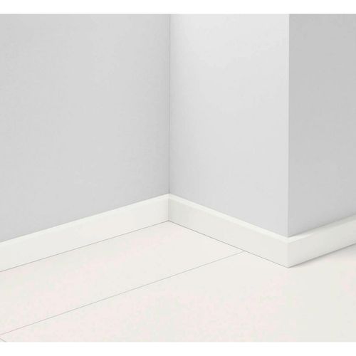 Parador Sockelleiste Sockelleiste SL 3 , Weiß , Holz , 1.6x4x220 cm , Teppiche & Böden, Bodenbeläge, Bodenzubehör, Sockelleisten