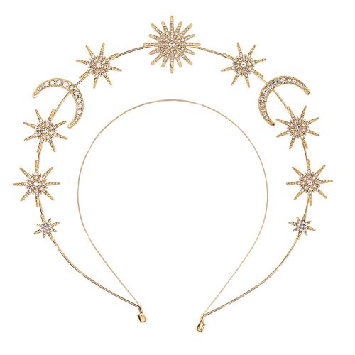 Haarreif "Mond und Sterne"