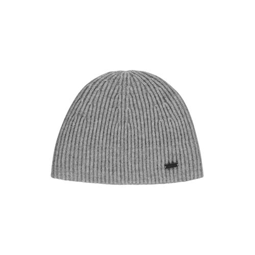 Skimütze LERROS "LERROS Herren Strickmütze aus Wolle und Kaschmir", Damen, platinum grau melange, 88% Wolle, 12% Kaschmir, Mützen