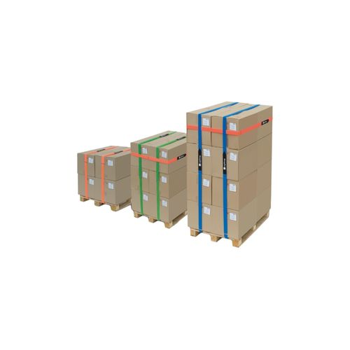 VELCRO LogiStrap® Befestigungsgurt, 50mm x 4m, gelb, 2 Stück (VEL-PS20024)