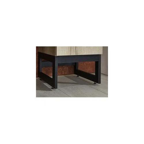 Möbelfuß OPTIFIT "Yukon", schwarz, B:30cm H:17,8cm T:33,8cm, MDF, Möbelfüße, Möbelfuß