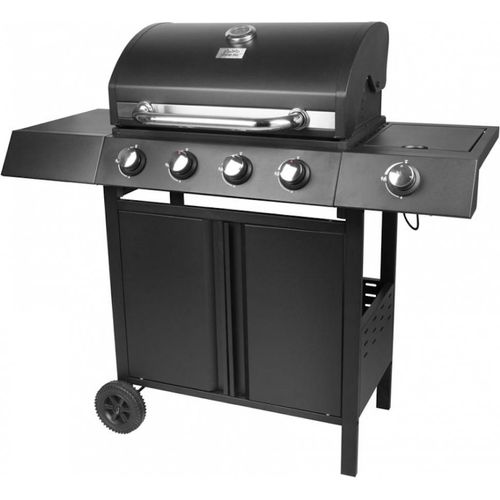 RIBEYE Gasgrill mit 4 Hauptbrennern plus Seitenkocher | aus rostfreier Stahl