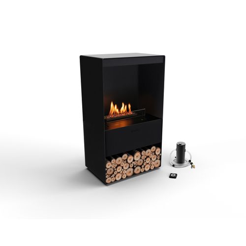 Planika - Senso Stove BEV Bioethanol-Kamin ohne Abzug, Fernbedienung, Stahl, Bioethanol-Ofen