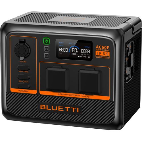 Bluetti Portable Power Station AC60P schwarz Powerstation