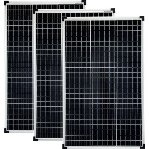 3x 100 Watt 36V monokristallin Solarmodule Solarpanel Wohnmobil Garten Camoing