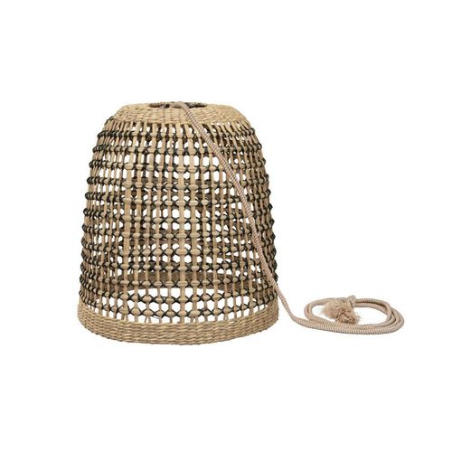 Newgarden Led-Hängeleuchte , Gepresste Algen , Naturmaterialien , warmweiß , 33x35x33 cm , 3 Helligkeitsstufen , Lampen & Leuchten, Innenbeleuchtung,