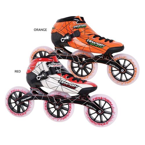 Speedskates Atatu Größe 40 Kohlefaser 3x125mm Rollen TEMPISH 3 BW