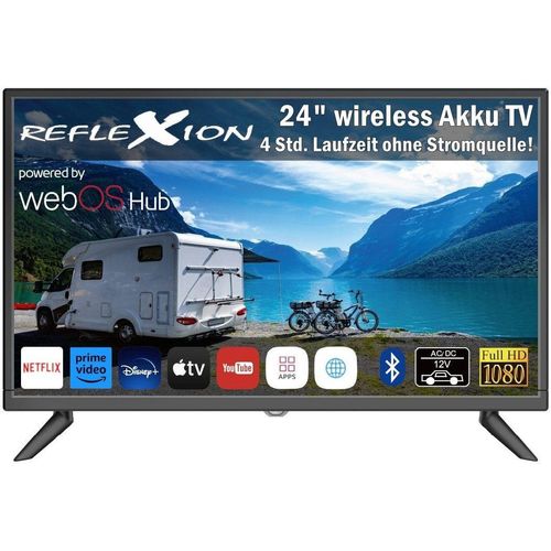 Reflexion Tragbarer TV 60 cm 24 Zoll A - G CI+ DVB-S DVB-T DVB-C
