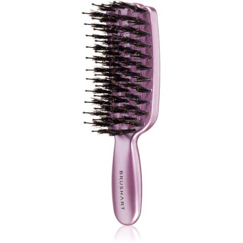 BrushArt Hair Vent blowdry hairbrush with boar bristles Haarborstel met nylon en varkenshaar Mini 1 st